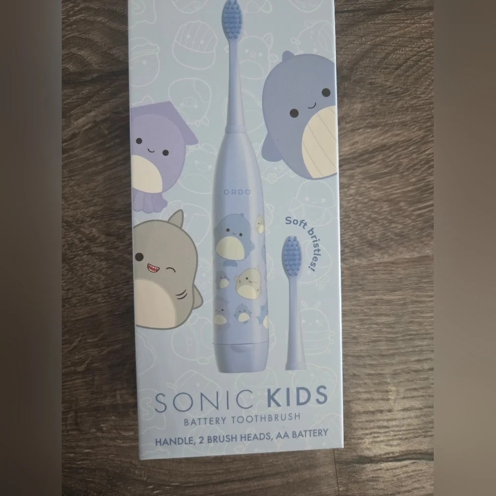 Ordo Sonic Kids Squishmallows Electric Toothbrush NEW